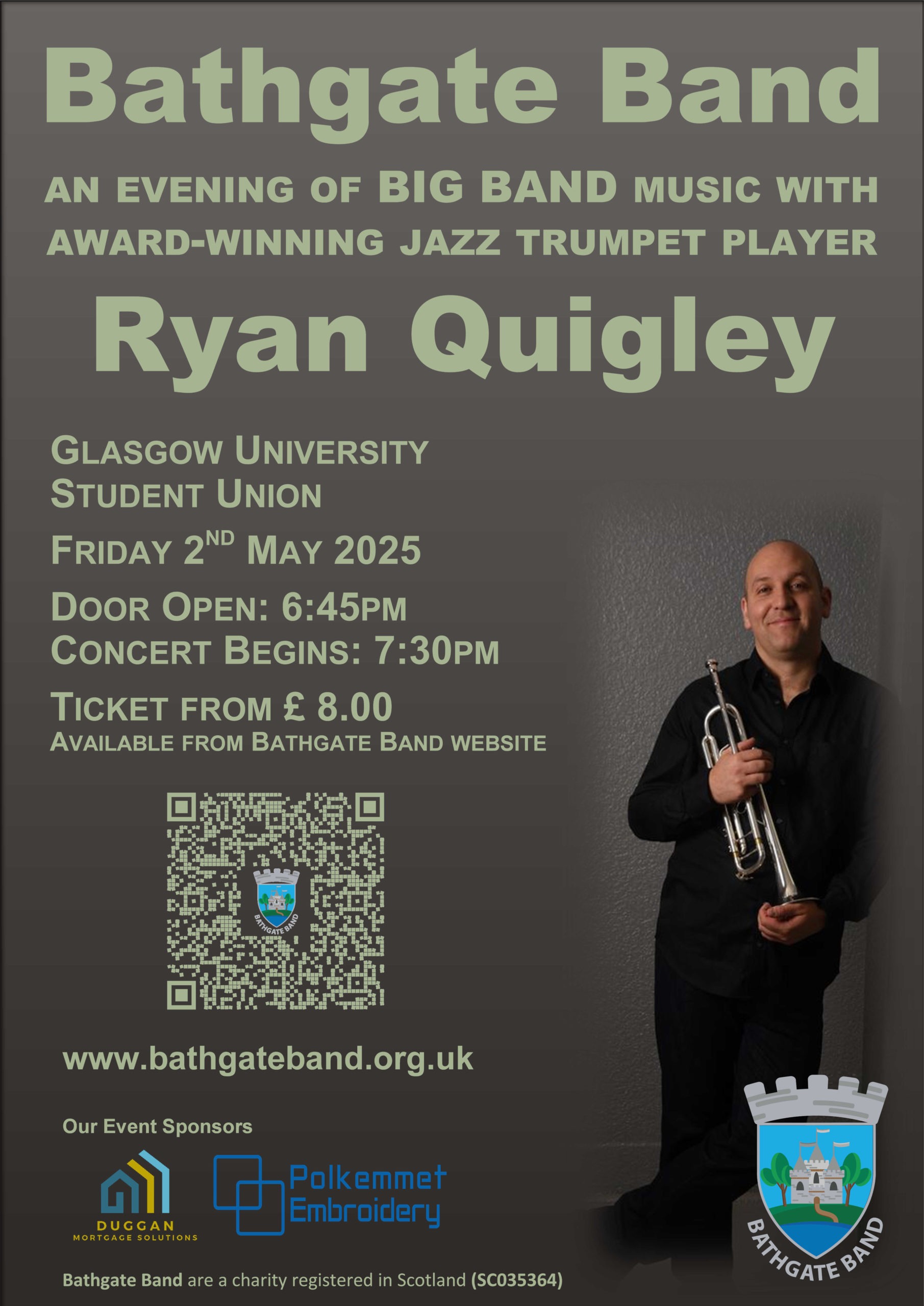 Bathgate Band in concert with special guest Ryan Quigley